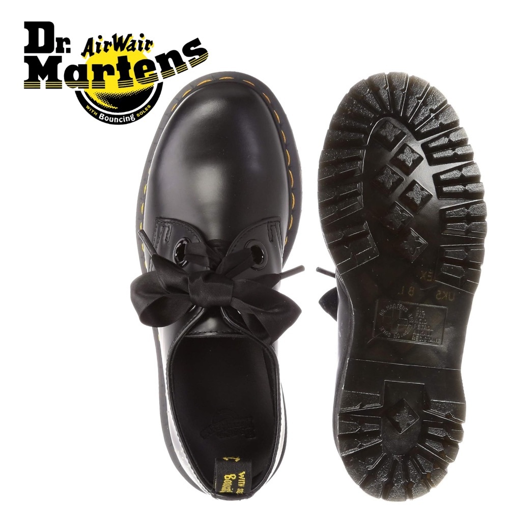NWOT Dr. Martens Holly Platform Oxford Black Buttero Leather Quad Sole Size 5 - Picture 11 of 11